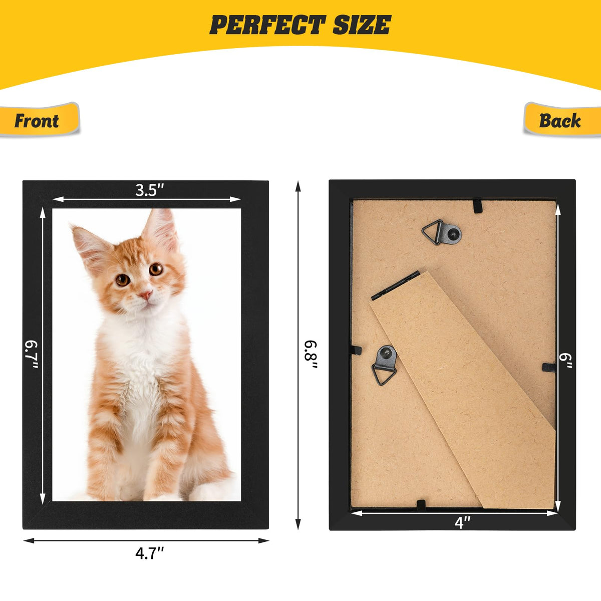 YOUKE OLA frame uses MDF and acrylic for lightweight, durable display
