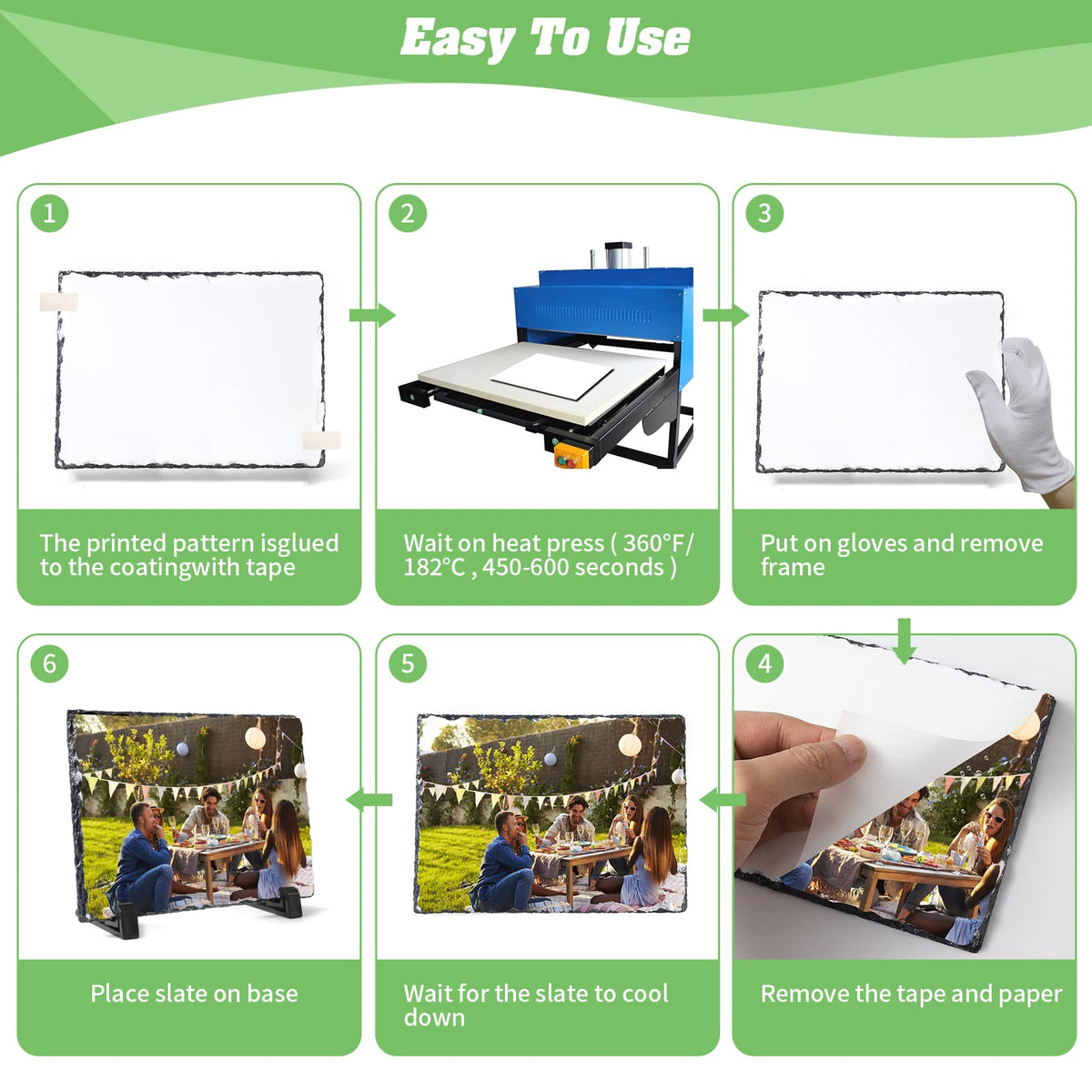 YOUKE OLA DIY frame supporting heat transfer for durable prints