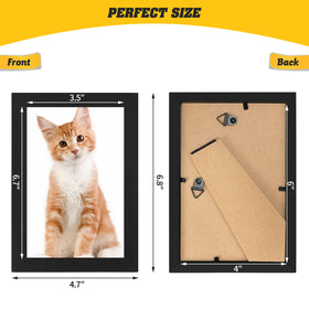 YOUKE OLA table-and-wall display frames showcasing lightweight wood and clear acrylic.