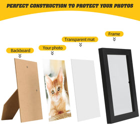 YOUKE OLA wood and acrylic frame construction for durability and lightness.