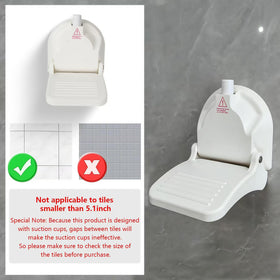 Youmtool foot rest is travel-friendly and compact for RV bathrooms.