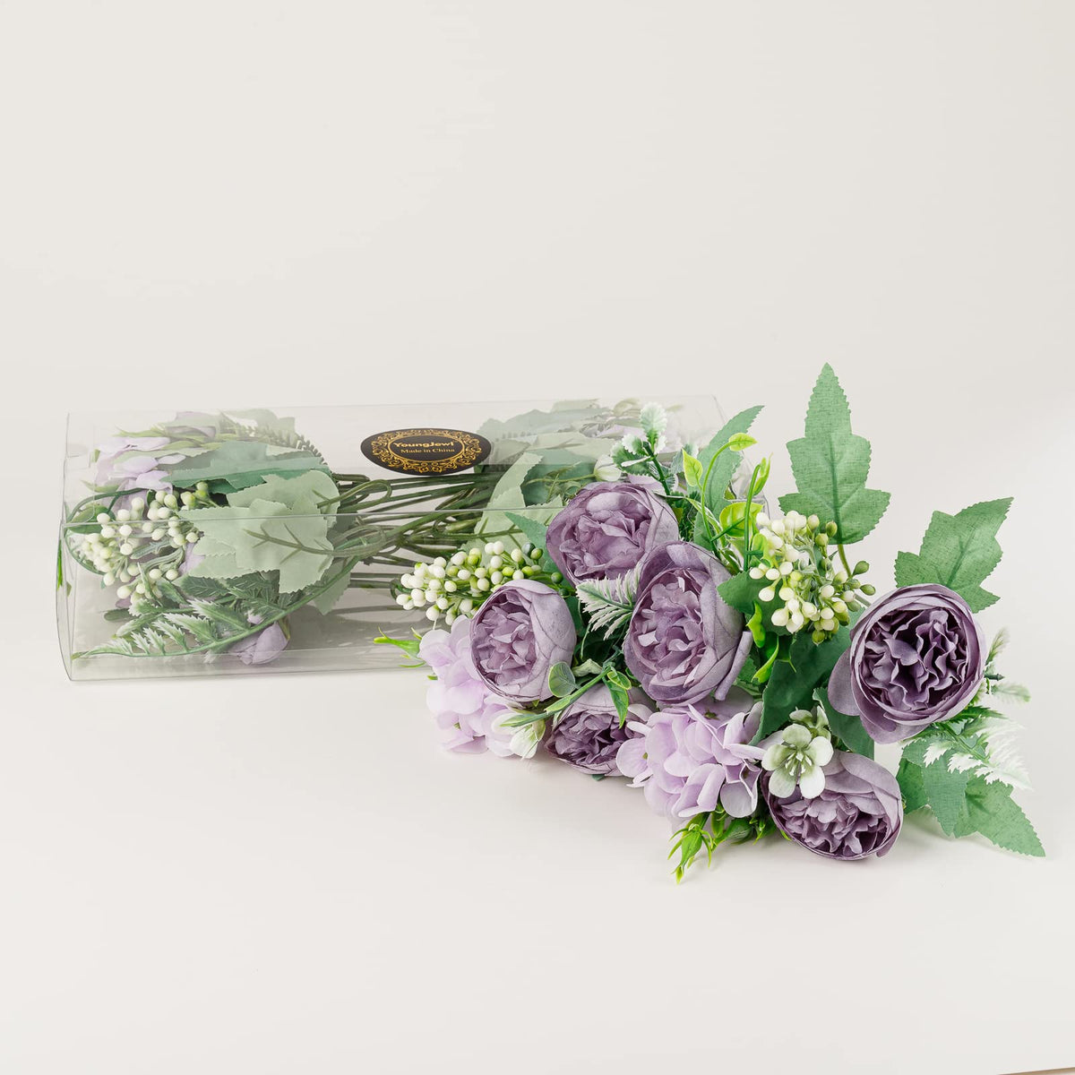 YoungJewl realistic silk flowers suitable for home porch and table decor