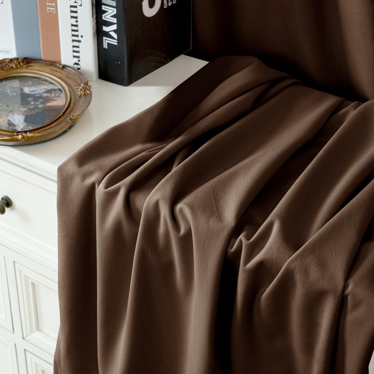 YoungsTex curtains offer privacy while elevating dining room aesthetics