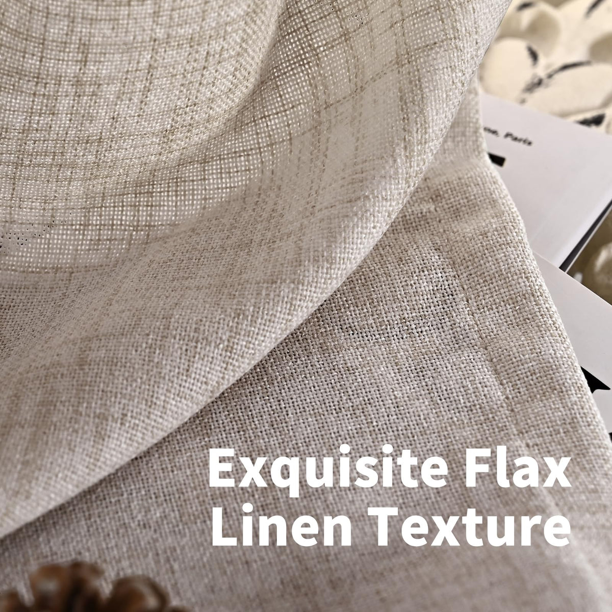 YoungsTex light-filtering curtains diffuse glare while preserving air flow.