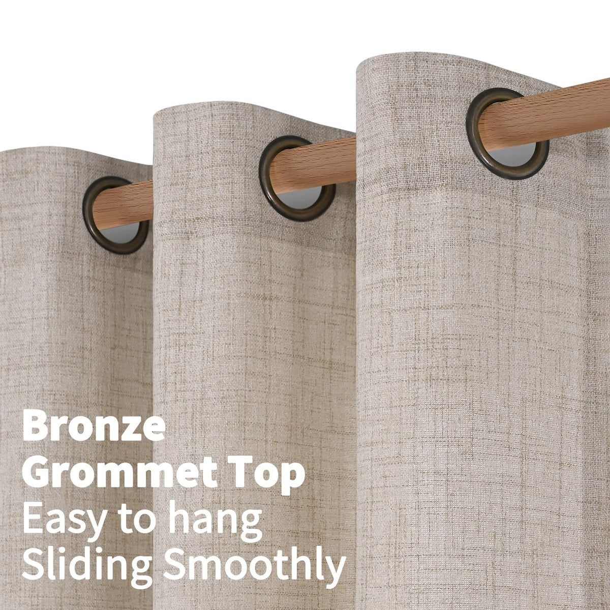YoungsTex thicker weave offers privacy while balanced light for evenings.