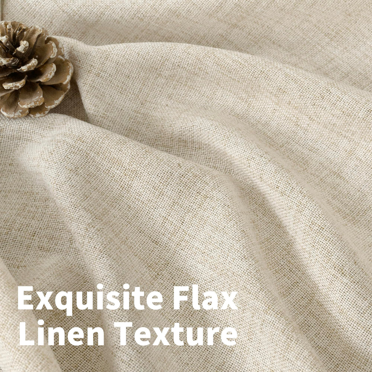 YoungsTex curtains suited for dining, living room, or bedroom with a textured linen look.
