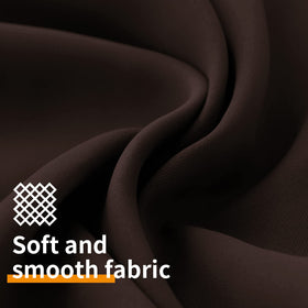 YoungsTex energy-saving curtains 52x84 brown for a cozy space