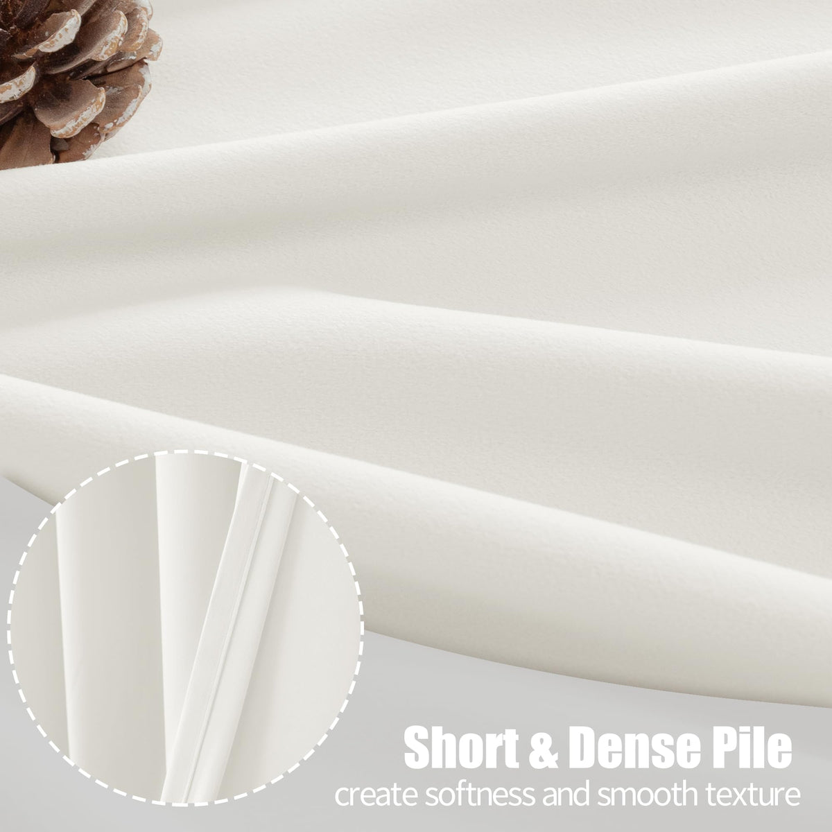 YoungsTex velvet provides insulation for comfortable indoor conditions.
