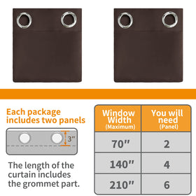 YoungsTex machine washable blackout curtains for easy home care