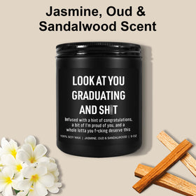Close-up of jasmine-oud-sandalwood scent profile by Younift