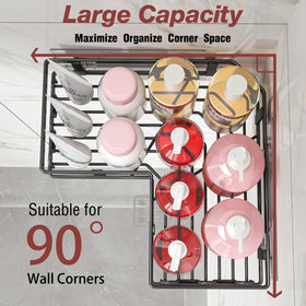 Youvip four-pack storage optimizes small-space bathrooms.