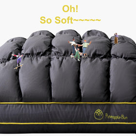 YOUR MOON pillow green piping detail adds stylish, hotel-inspired accent