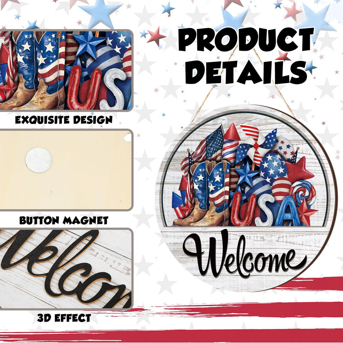 Yousoontic welcome sign seasonal themes pack demonstrating versatile holiday use