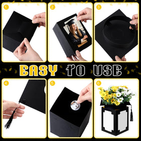 Youyole centerpiece offers space for flowers or small gifts to boost ambience.