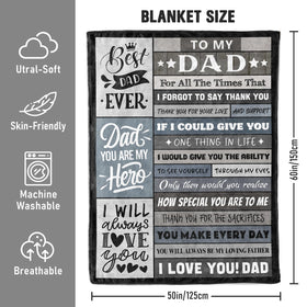 YPURTSD dad relax-at-home blanket ideal for downtime and relaxation.