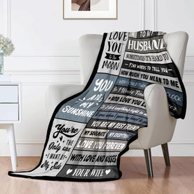 YPURTSD 50x60 blanket shown in living room setting, ready for gifting.