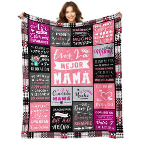 YPURTSD Mom Blanket 60x80 full view shows plush fleece for cozy warmth