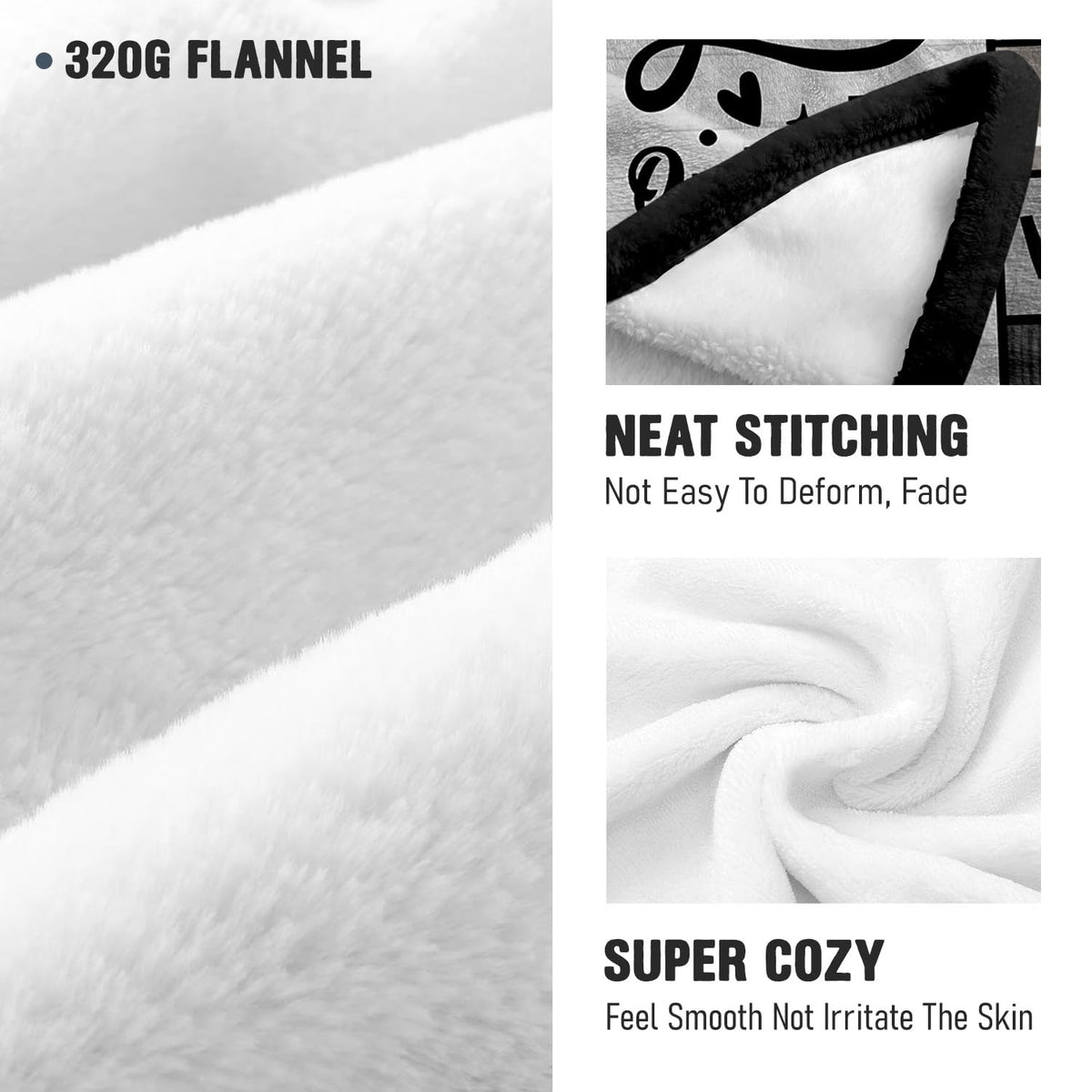 YPURTSD Cozy fleece blanket on couch adding year-round warmth.