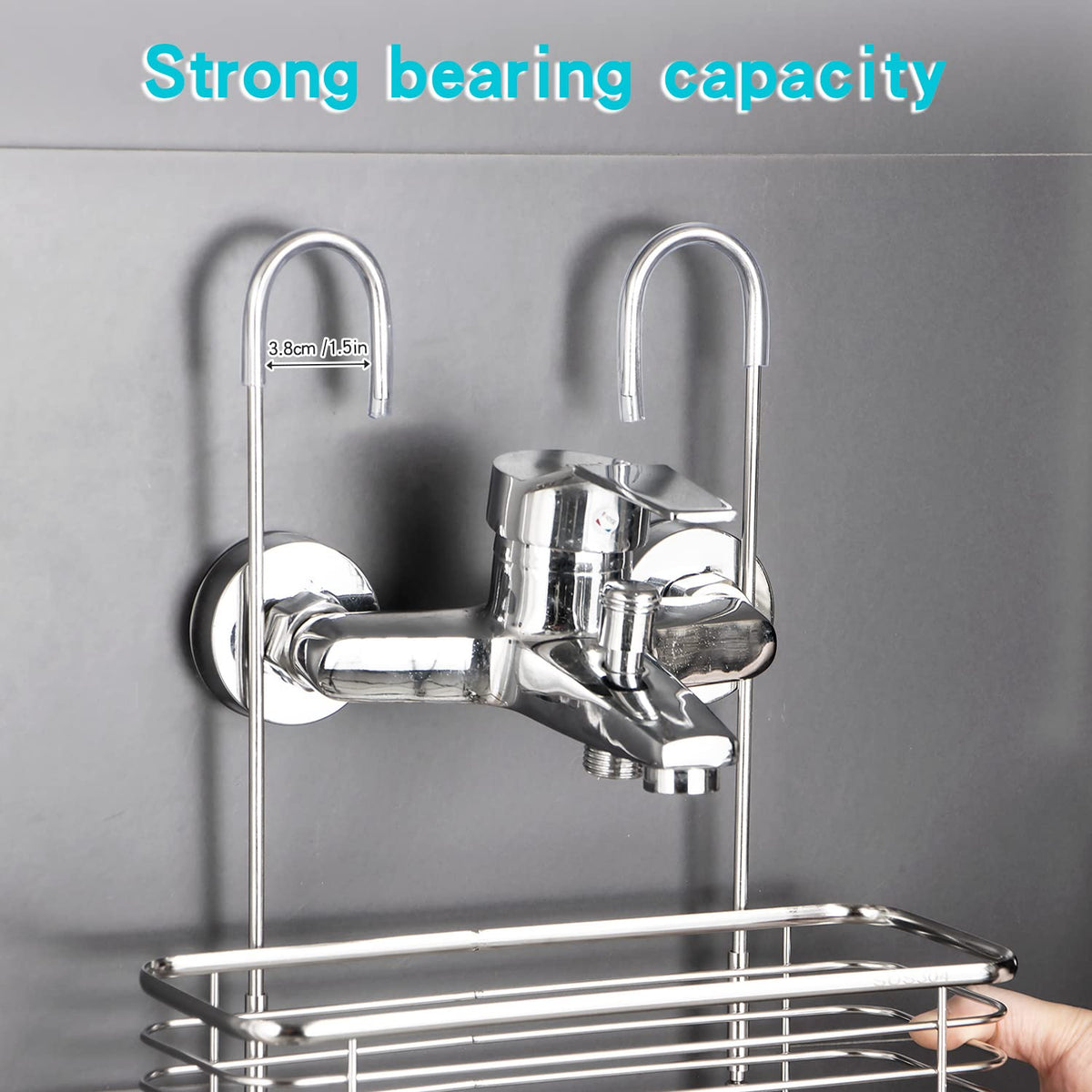 YQh no-punch installation works on hanging bars or doors without tools.