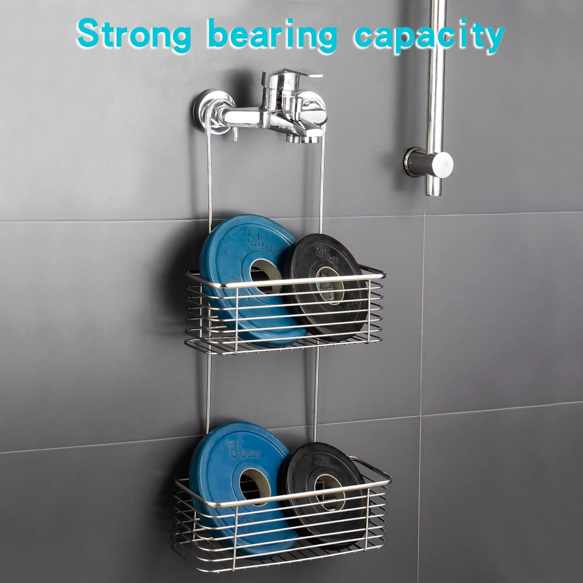 YQh open-grid design promotes fast drainage and air circulation after showers.