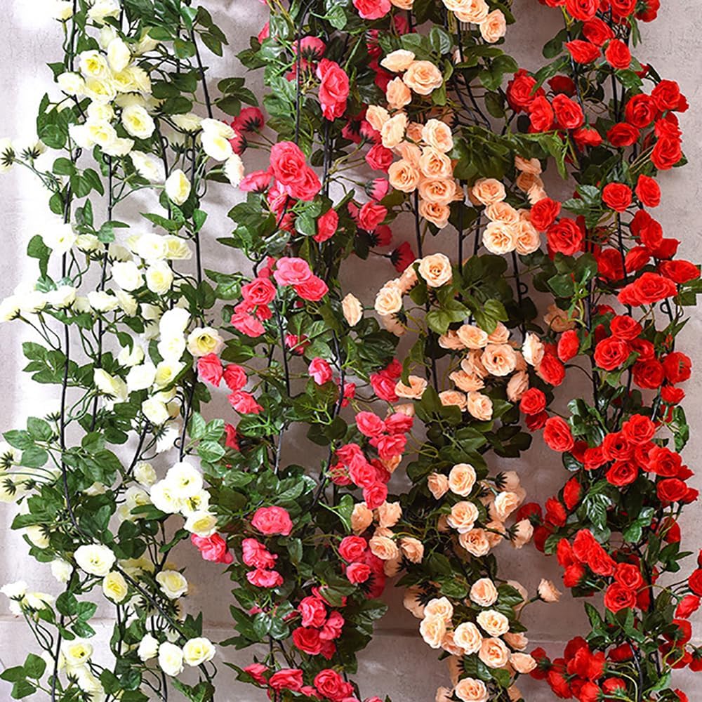YRIOWMI champagne-tone rose vine full-length beauty