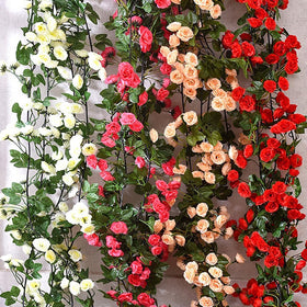 YRIOWMI champagne-tone rose vine full-length beauty