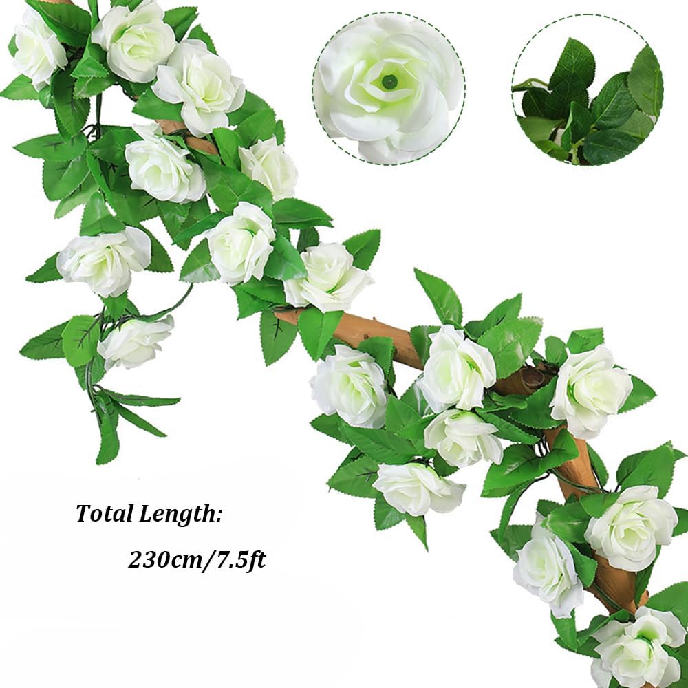 YRIOWMI silk leaves with textured veining for realistic garden styling.