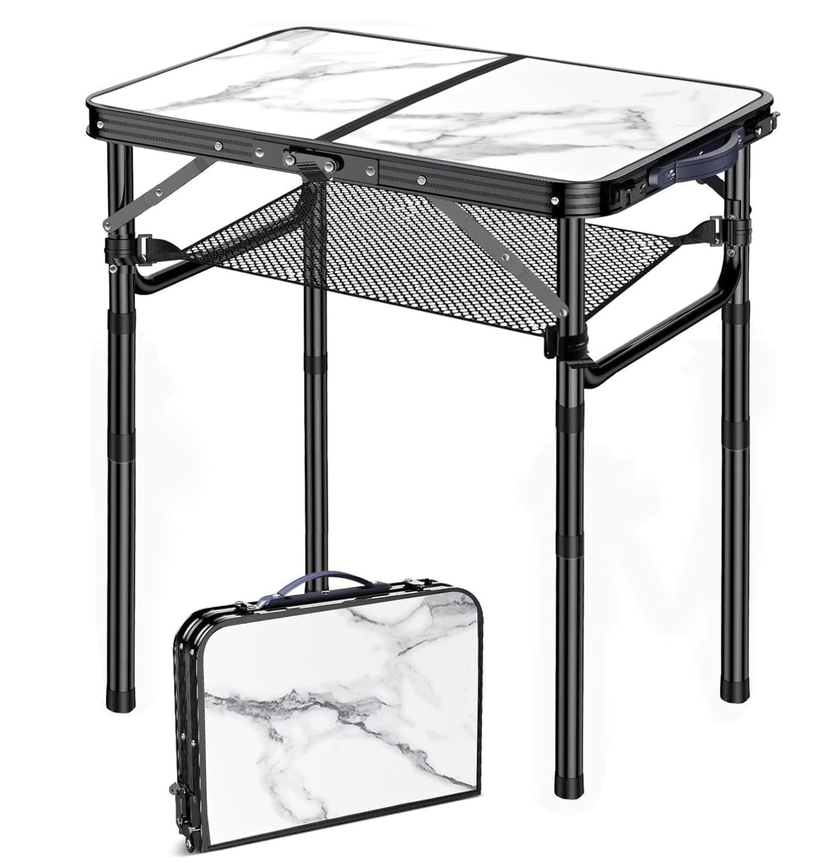 Yriuat folding TV tray with adjustable height ideal for couch dining.