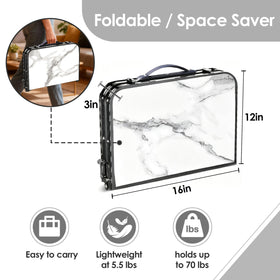 Yriuat portable design weighs 5.5 lbs for easy transport.