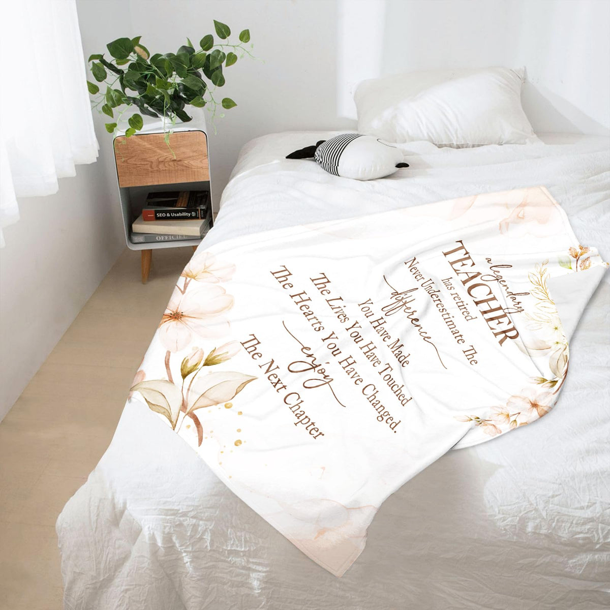 The YSBLGWE soft flannel blanket delivers comforting warmth for reading time.