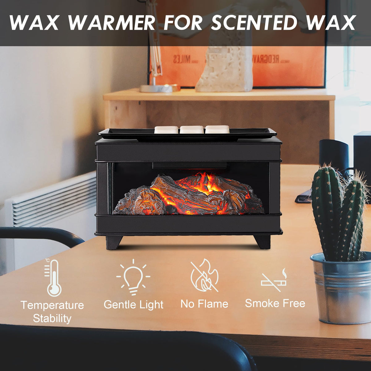 YSong wax warmer helps reduce odors while filling spaces with pleasant scents.