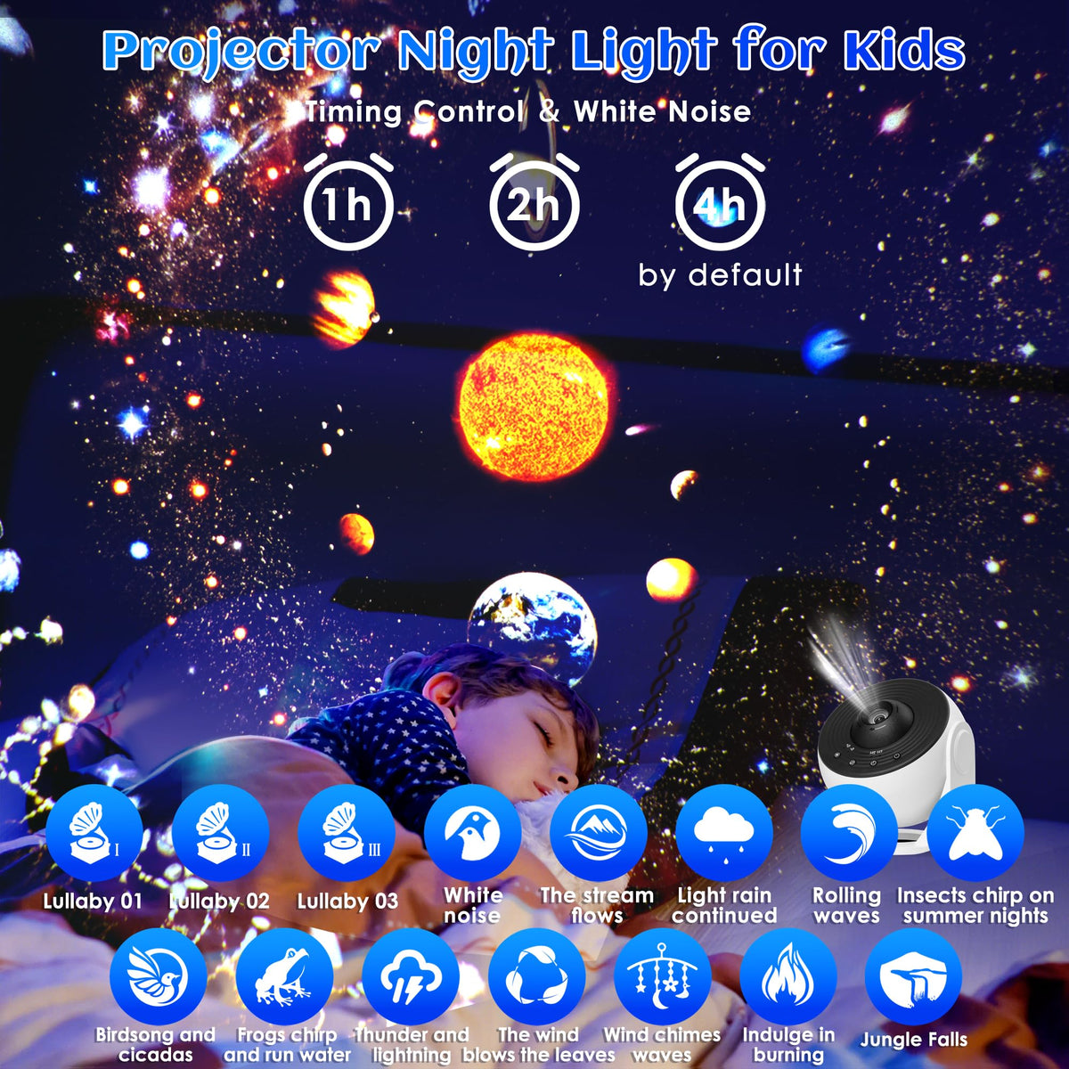 Ysonla HD adjustable focus sharpens the star visuals.