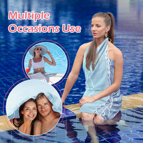 YSYJ gift-ready blue towel bundle ideal for celebrations