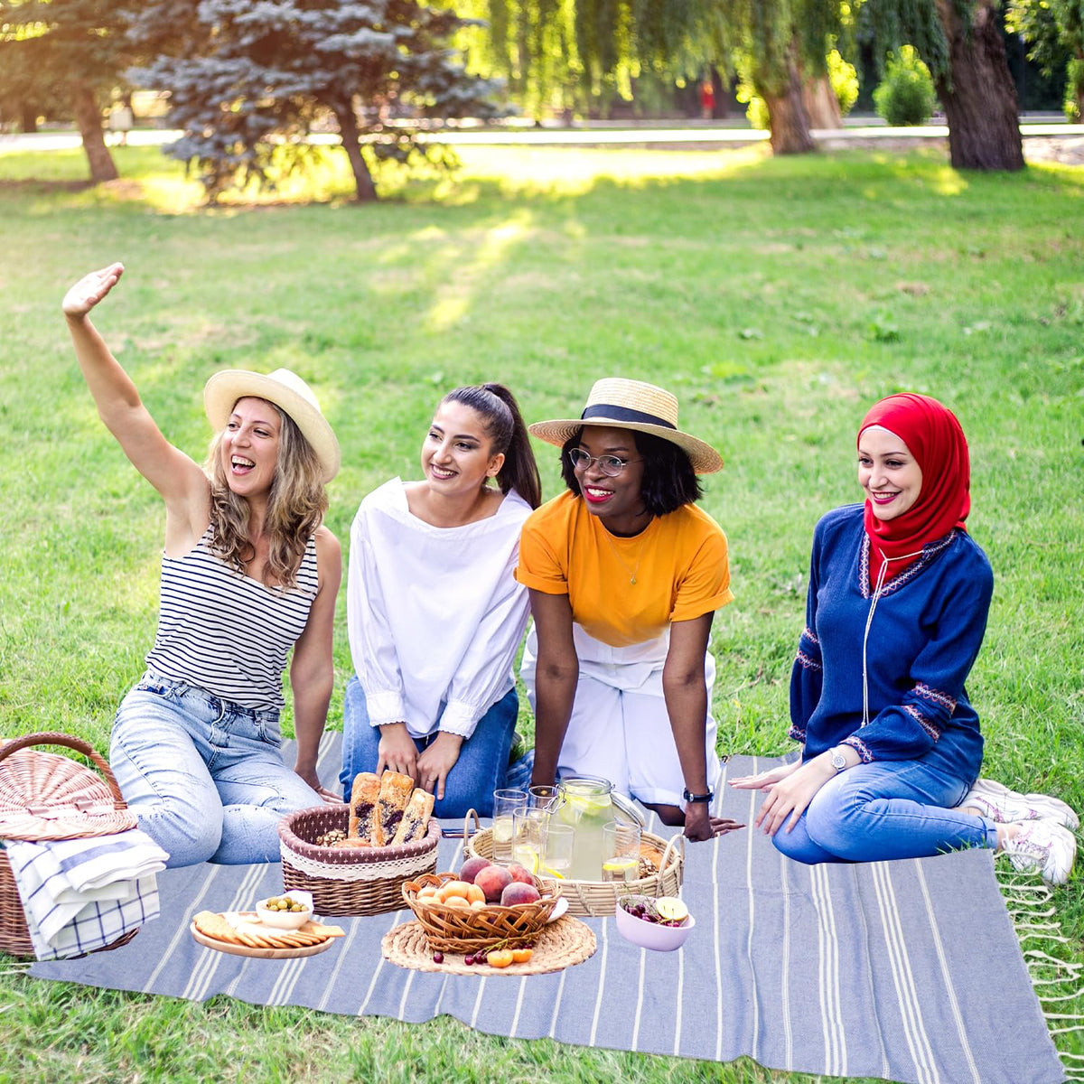 YSYJ gift-ready Turkish beach towel six-pack for festivals and holidays.