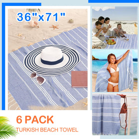 YSYJ quick-dry Turkish beach towel 36x71 ideal for pool or beach use.