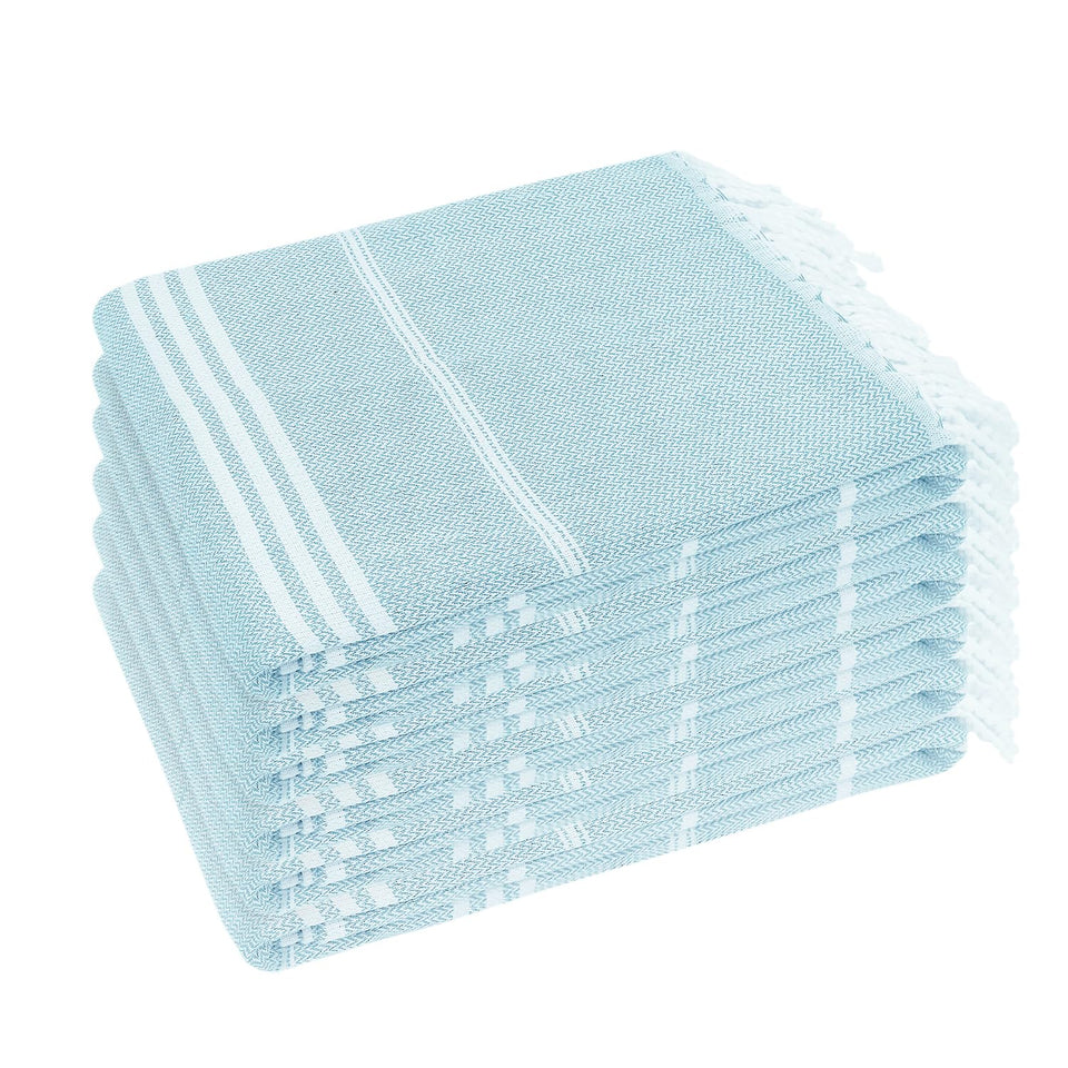 YSYJ Turkish beach towel six-pack with soft touch for comfortable beach days