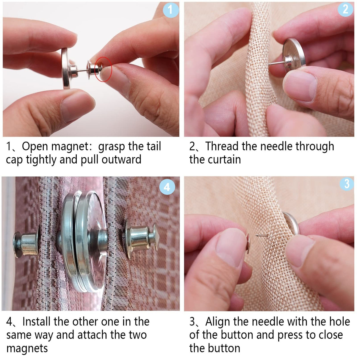 Yteseery reliable after-sales support for curtain clips.