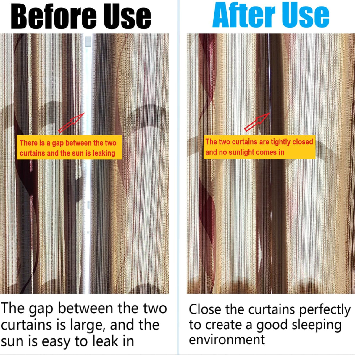 Yteseery versatile-use curtain clips for curtains, liners, and more.