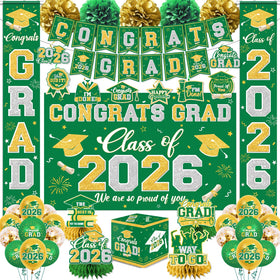 YTGUVBK congrats grad 2026 banner, ideal photo backdrop for class of 2026 celebrations.