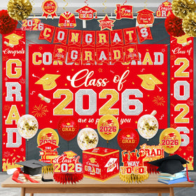 YTGUVBK congrats grad porch sign banner adds festive entrance for friends and family