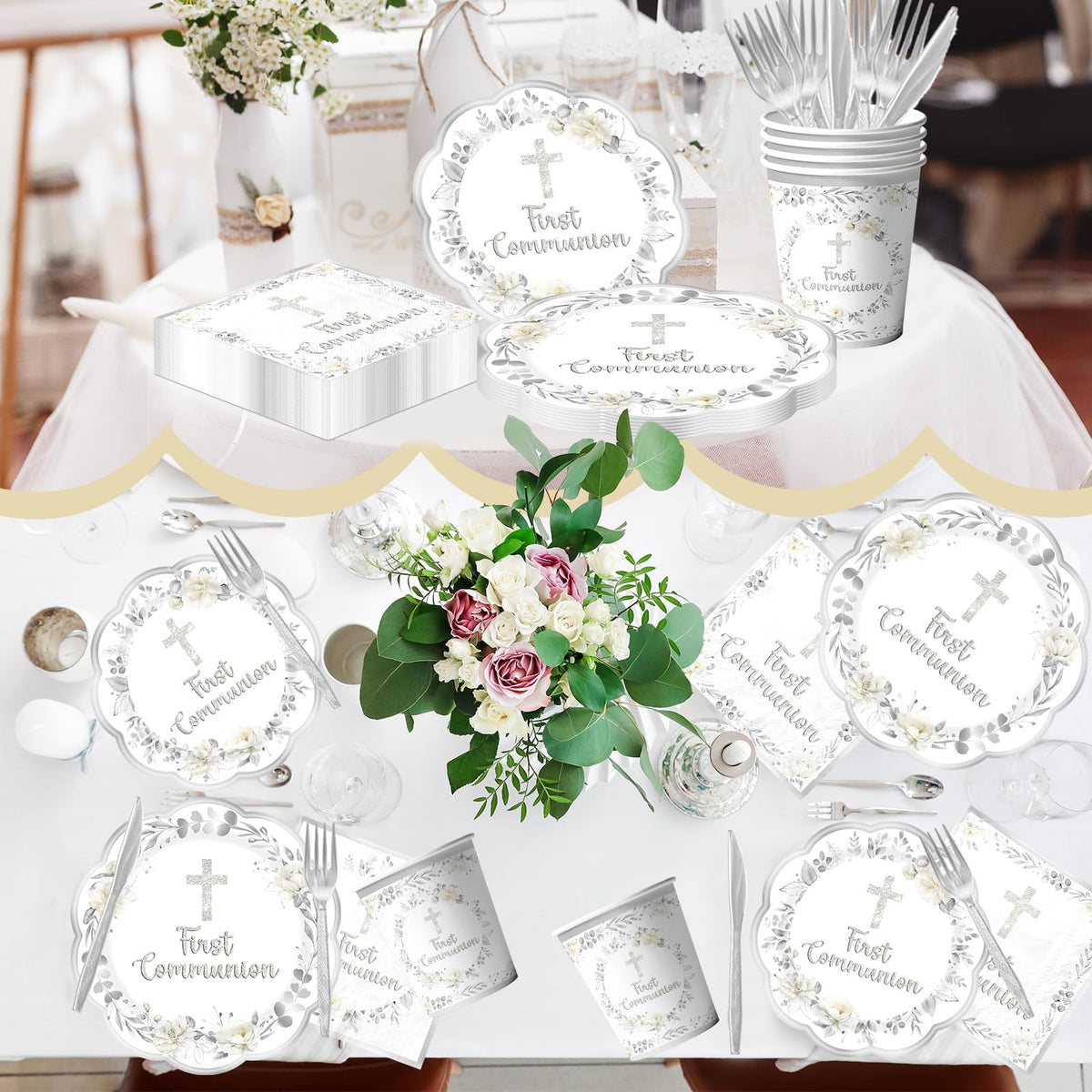 YTGUVBK tableware pack showcasing coordinated styling for both indoor and outdoor parties