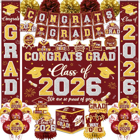 YTGUVBK graduation banner Congrats Grad 2026 brightens photo moments