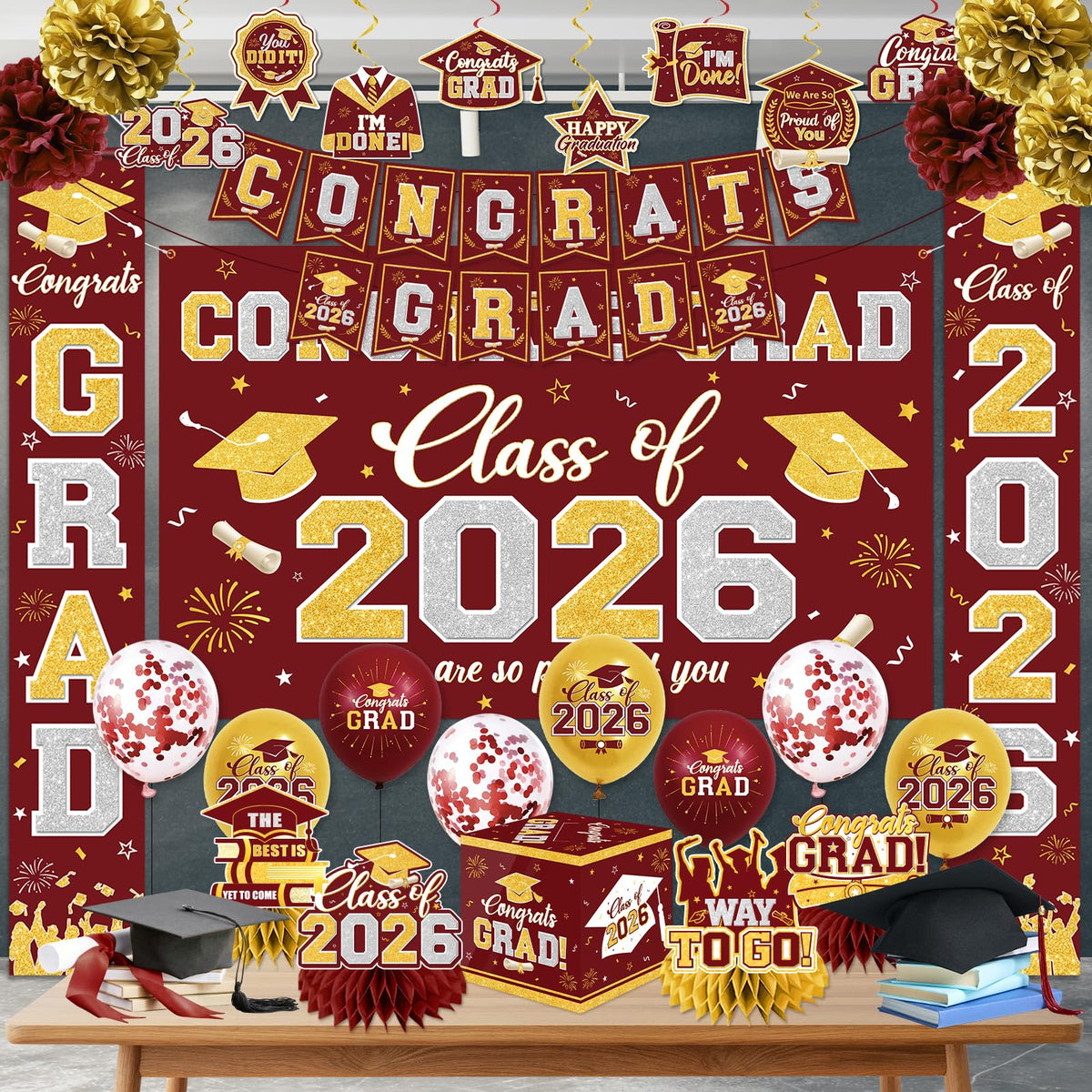 YTGUVBK porch sign banner adds festive outdoor welcome for guests