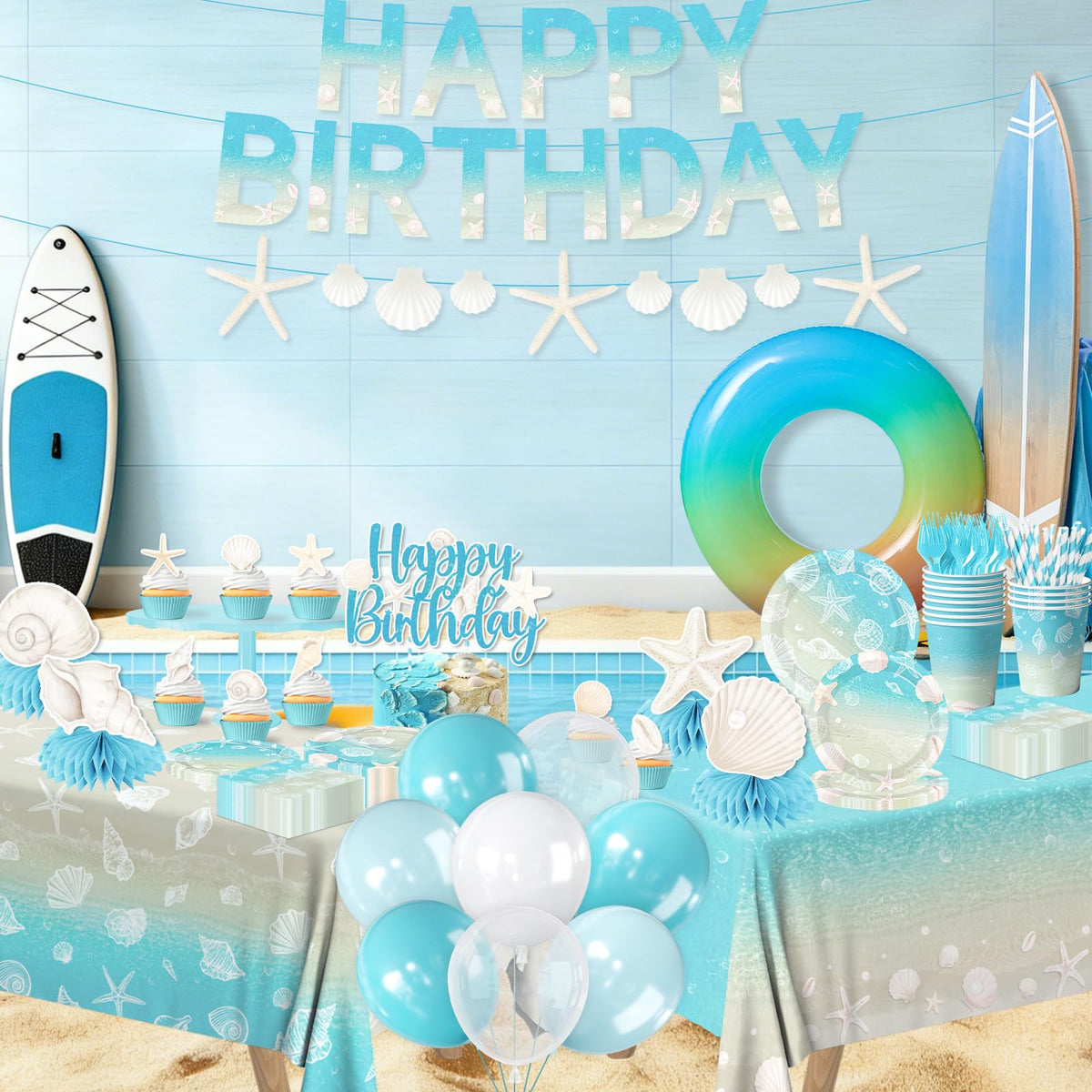 YTGUVBK seashell plates provide sturdy service for seaside celebrations