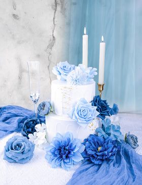 yuagolle rose in light-blue giving a fresh spring vibe for baby showers
