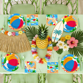 YUCPOJU summer napkins absorb spills for easy beach party cleanup.