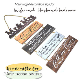 Yudarte distressed farmhouse wall decor for living rooms and bedrooms.