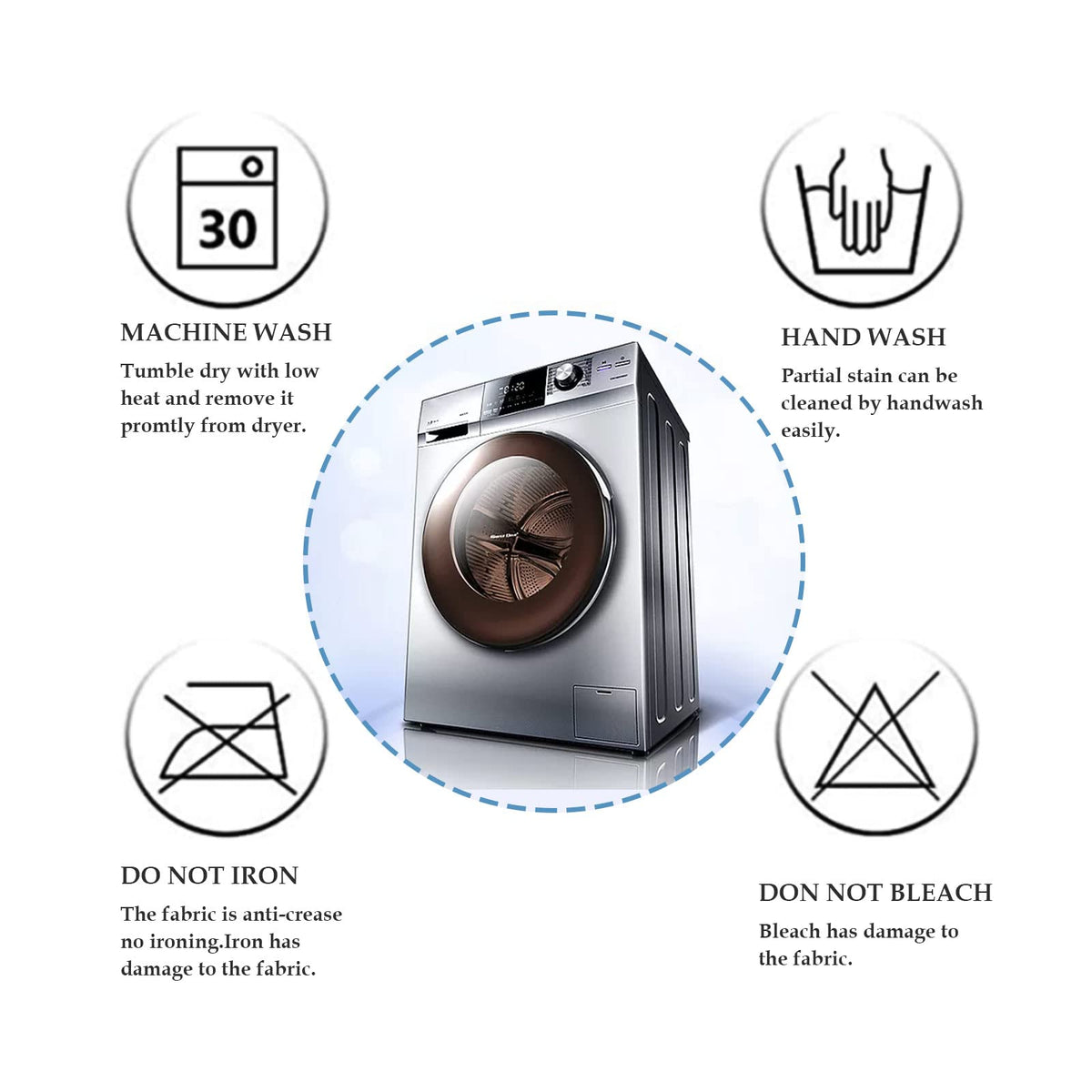 YUEANG easy-clean chair cover helps refresh furniture without hassle.