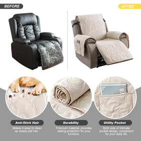 YUEANG recliner cover decorative jacquard design refreshes sofa style