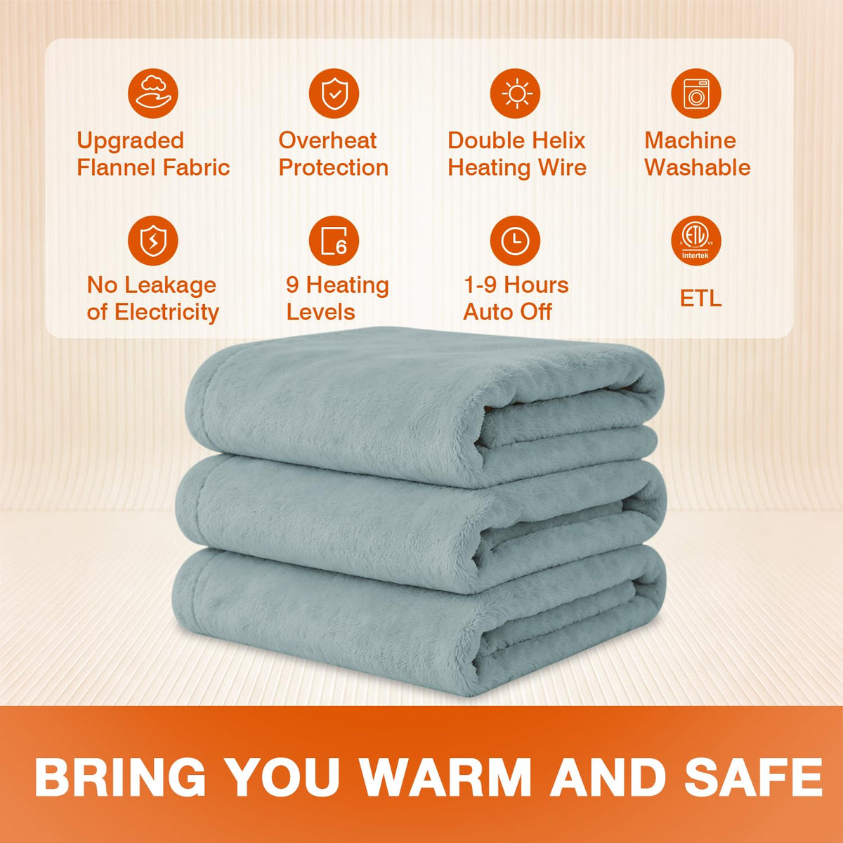 Yueco blanket surface made of ultra soft flannel for cozy evenings